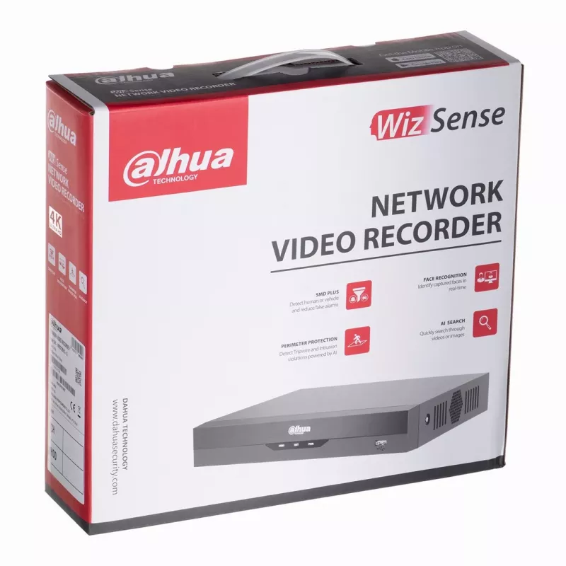 Dahua WizSense NVR2108HS-I2 NVR vaizdo įrašymo įrenginys, 8 kanalų, 1U