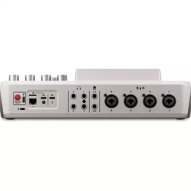 Garso sąsaja Rode RodeCaster Pro II balta – daugiakanalė USB įrašymo konsolė