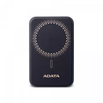 ADATA PR100-12BK Powerbankas, 10000 mAh, belaidis įkrovimas, juodas