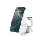 Vidinis belaidis įkroviklis Belkin UltraCharge 25W Qi2 3in1 Magnetinis apvalus baltas EU