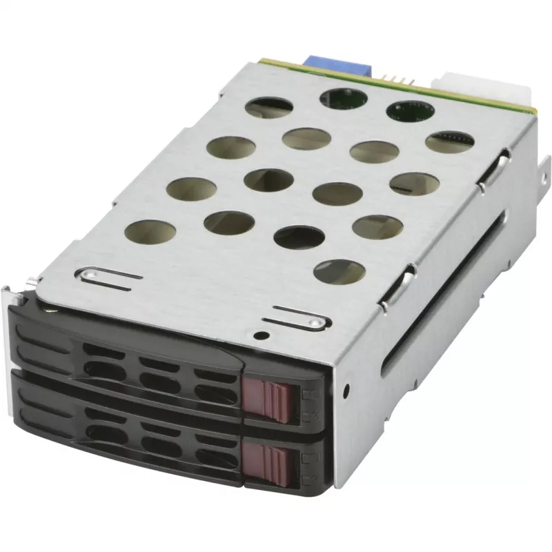 Supermicro MCP-220-82616-0N juodas galinis komplektas dviem 2,5" diskams (hot-swap)