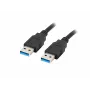 USB 3.0 laidas USB-A (vyriškas) – (vyriškas) 0,5 m juodas