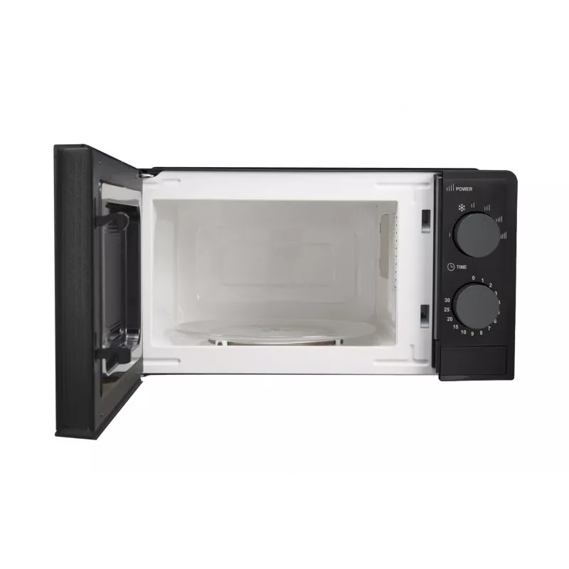 Esperanza ESTOFADO EKO011K mikrobangų krosnelė solo, laisvai statoma, 20 l, 700 W, 5 galios lygiai, 24,5 cm sukamasis padėklas, juoda