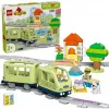 Traukinukų rinkinys LEGO DUPLO Interaktyvi nuotykių geležinkelis 10427, 57 dalių, 2 minifigūrėlės, nuo 2 metų