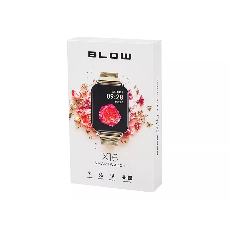 Išmanusis laikrodis X16 Bluetooth rožinis