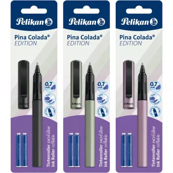 Pelikan Pina Colada Edition, rašiklis, mišrių spalvų, mėlyna, 0,7 mm, plona linija, tinkantis dešiniarankiams ir kairiarankiams