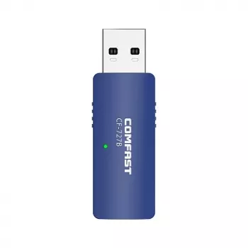USB Wi-Fi ir Bluetooth adapteris Comfast CF-727B, dviejų juostų 2,4/5 GHz, iki 1300 Mbps