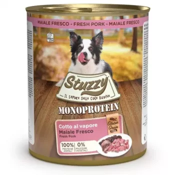 STUZZY Monoprotein Kiauliena - šlapias šunų maistas - 800 g