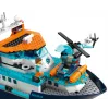 Konstruktorius LEGO City Arktinis tyrinėjimų laivas 60368 — 815 dalių, 7+ metai, 4 minifigūrėlės