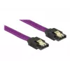 SATA kabelis DeLOCK 83691 0,5 m SATA 7-pin Violetinis