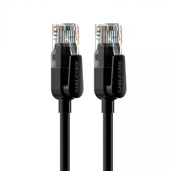 Tinklo kabelis Cat6 UTP 15m juodas CABLETIME