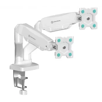 Sieninis laikiklis ONKRON G160-W 13–32 colių monitoriams, baltas, fiksuotas pasvirimas, VESA 75x75–100x100