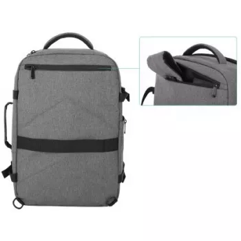 Kuprinė Manhattan Rome Notebook Travel 17.3 colio, dvi rankovės, 40L, šviesiai pilka