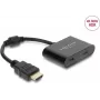 Adapteris HDMI (vyriškas) į USB Type-C (moterišką) DELOCK 63000, DisplayPort Alt Mode, 4K 60 Hz