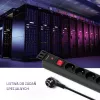 Qoltec 53996 Maitinimo skirstytuvas RACK 19 | 1U | 16A | PDU | 8xFRENCH | 2m