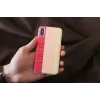 Apsauginis dėklas man and wood iPhone X/XS — pink pie white