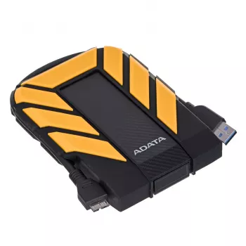 Išorinis kietasis diskas ADATA HD710 Pro 1TB 2,5 colio Micro-USB B 3.2 Gen 1 (3.1 Gen 1) juoda, geltona