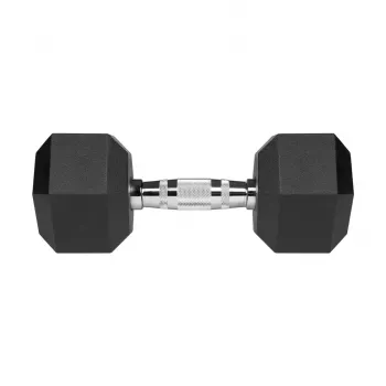 Guminiai ketaus svarmenys HEX 2x10 kg REBEL ACTIVE