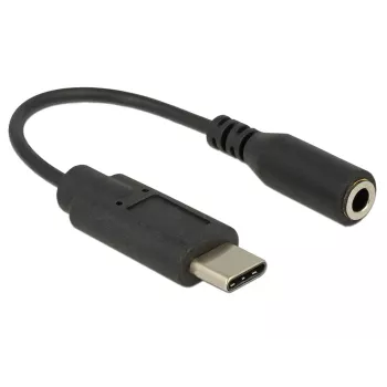 Delock garso adapteris - 24 kontaktų USB-C (kištukas) į mini-phone stereo 3,5 mm (lizdas)
