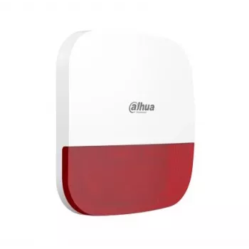 Belaidė lauko sirena DAHUA ARA13-W2-868-RED, 868 MHz, raudonas korpusas