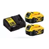 DeWALT DCS570P2-QW akumuliatorinis diskinis pjūklas 18,4 cm Sidabrinis, Geltonas 5500 RPM