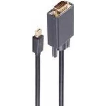 ShiverPeaks BS10-54025 - 1 m - Mini DisplayPort - VGA - Kištukas - Kištukas - Auksuota