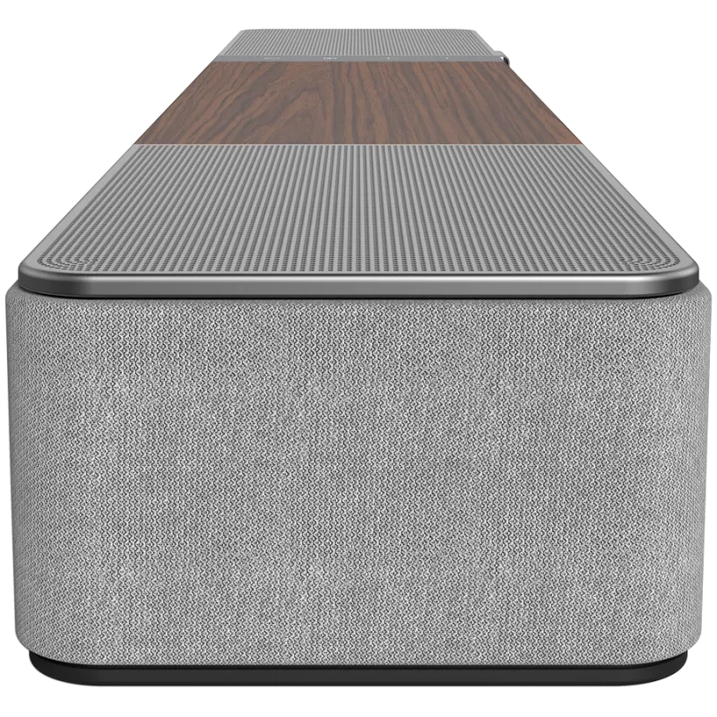 Garsiakalbio juosta KLIPSCH Flexus CORE 100 — 2.1 kanalų, 100 W, įmontuotas žemų dažnių garsiakalbis, Pilka/Riešutas