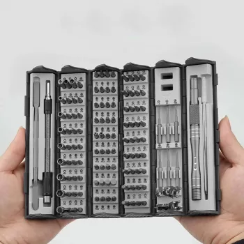 Precizinis atsuktuvų rinkinys Extralink EX.21465 – Magnetinis 128-in-1 bitų komplektas