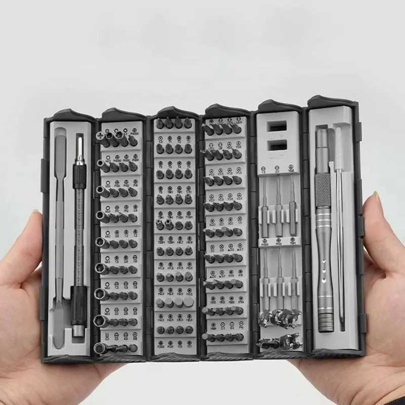 Precizinis atsuktuvų rinkinys Extralink EX.21465 – Magnetinis 128-in-1 bitų komplektas