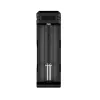 Baterijų įkroviklis XTAR SC1 vieno lizdo USB‑C Li‑ion 18650 elementams, 1 vieta, juodas