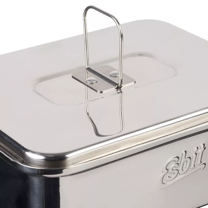 Puodas ESBIT PT1200ST nerūdijančio plieno stovyklavimui 1,2 l, 554 g, sidabrinis