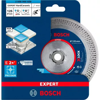 Bosch Expert HardCeramic X-LOCK pjūklo diskas plytelėms 12.5 cm 1 vnt.