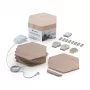 Nanoleaf Elements Wood Look Hexagons Starter Kit (13 plokščių) | Šalta balta + Šilta balta