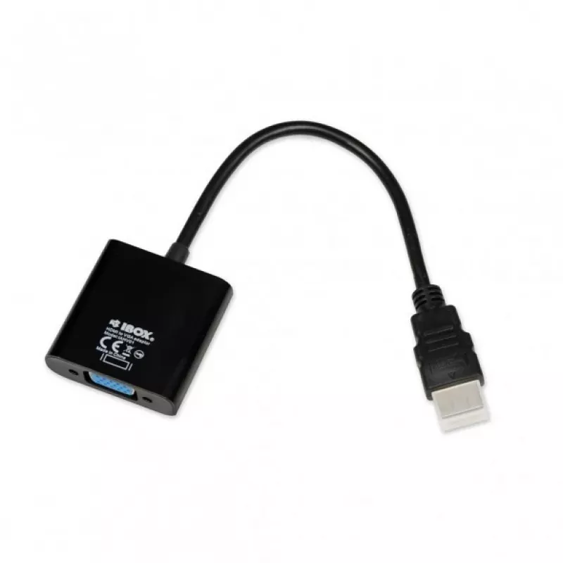 iBox IAHV01 HDMI į VGA keitiklis, juodas
