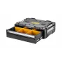 Įrankių dėžė DeWalt DWST08510-1 – aliuminio ir plastiko konstrukcija, juoda/geltona
