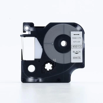 Juosta Dymo S0720530 D1 45013 12mm x 7m juoda ant baltos