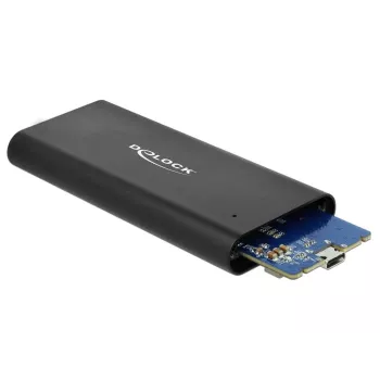 Delock 42614 Išorinis dėklas M.2 NVMe diskui, USB 3.1 Gen 2, juodas