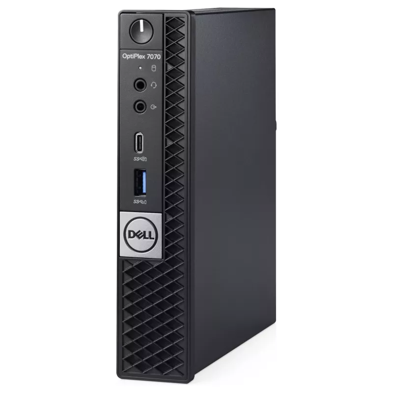 Mini PC tecXL OptiPlex 7070 MP (atnaujintas) — Intel Core i3-9100T, 16 GB DDR4, 256 GB SSD, Windows 10 Pro, MFF