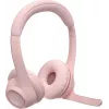 Logitech Zone 300 belaidės ausinės su mikrofonu, rožinės spalvos, 981-001412