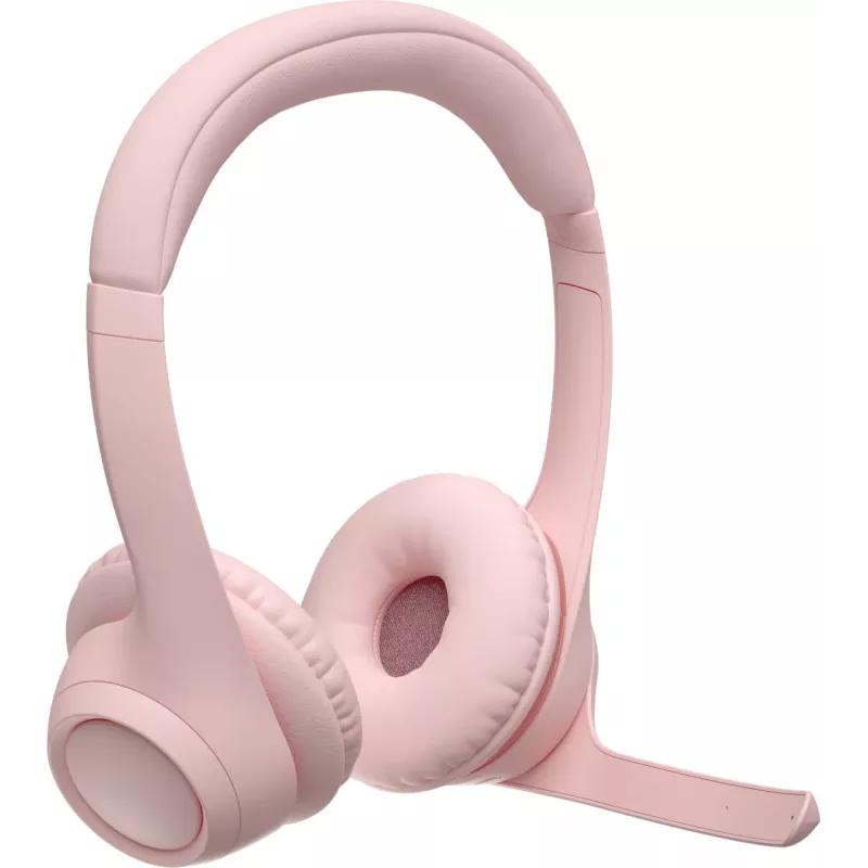 Logitech Zone 300 belaidės ausinės su mikrofonu, rožinės spalvos, 981-001412