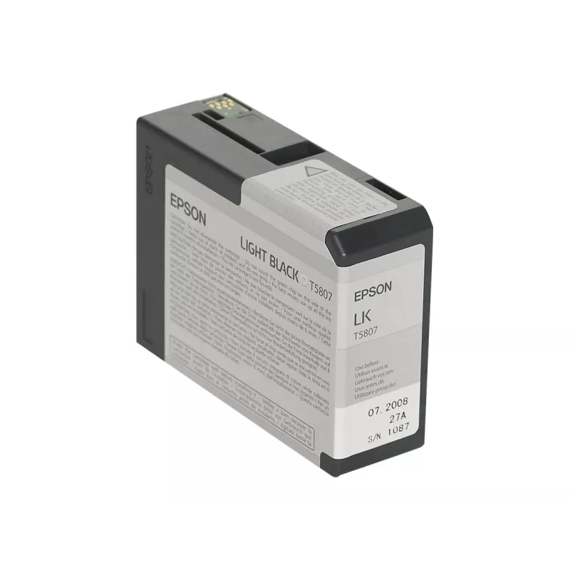 Epson Singlepack Light Black T580700, šviesiai juoda, pigmentinis rašalas, 80 ml, 1 vnt.