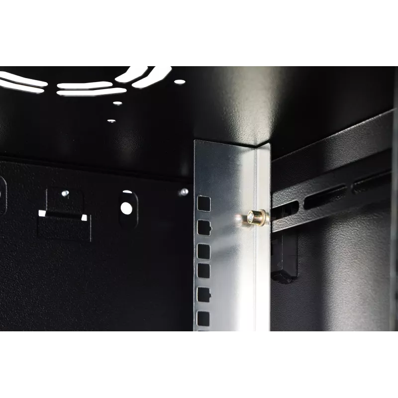 Sieninis stovo spintos korpusas DIGITUS Dynamic-N 12U, 600x450 mm (P×G), IP20, rakinamas, neišardytas