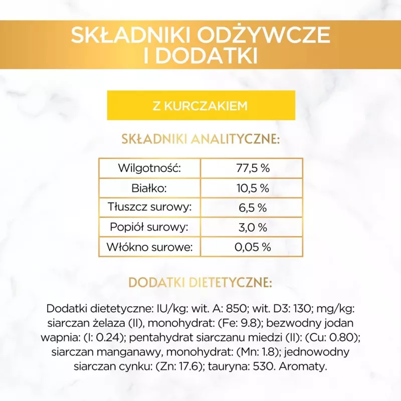 Purina Nestle Gourmet Gold - lašiša ir vištiena - šlapias ėdalas katėms - 85 g
