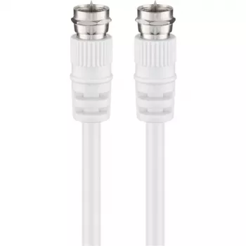 Wentronic Goobay SAT jungiamasis kabelis, baltas, 1,5 m - F kištukas F kištukas (11721)