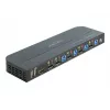 KVM jungiklis DeLOCK 11484 4 kompiuteriams, DisplayPort, HDMI, juodas