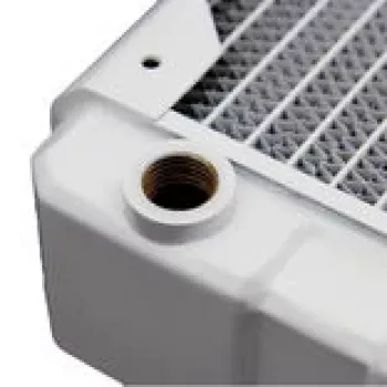 Radiatorius Black Ice Nemesis 360GTX Satin White 360mm CPU skysčio aušinimo radiatorius