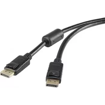 Renkforce DisplayPort jungiamasis laidas [1x DisplayPort kištukas - 1x DisplayPort kištukas] 1 m juodas (RF-3433992)