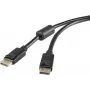 Renkforce DisplayPort jungiamasis laidas [1x DisplayPort kištukas - 1x DisplayPort kištukas] 1 m juodas (RF-3433992)