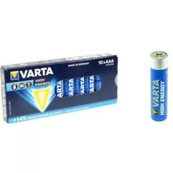 Varta High Energy – Šarminė baterija AAA 1,5 V 1100 mAh – 10 vnt. pakuotė (4903)