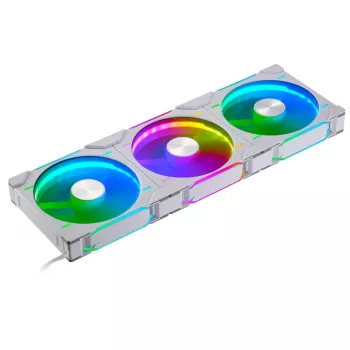 PHANTEKS D30-140 140mm ARGB korpuso ventiliatoriai balti 3 vnt. pakuotė